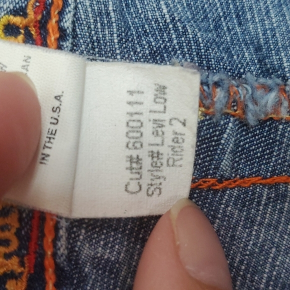 Rare Von Dutch Y2K Levi Low Rider 2 Vintage Jeans Size 31 - Picture 6 of 8